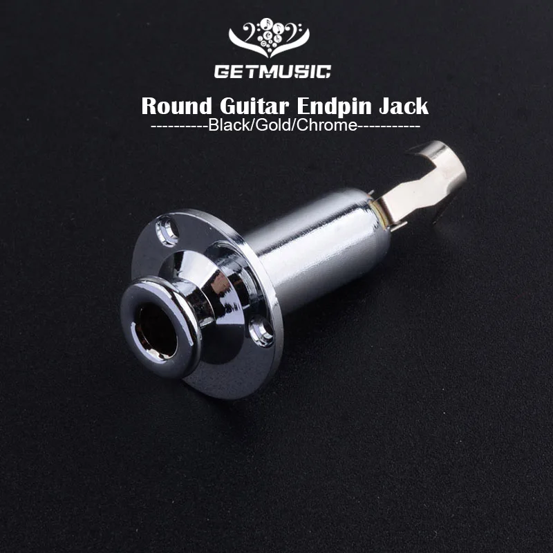 Акустическая электрическая гитара эквалайзер Pream Endpin Jack круглая пикап