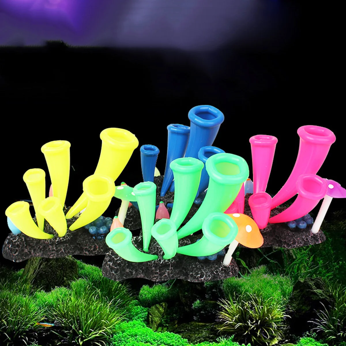 

Aquarium Landscape Simulation Coral Silicone Aquarium Marine Decoration For Fish Tank Decoration Aquarium Plants