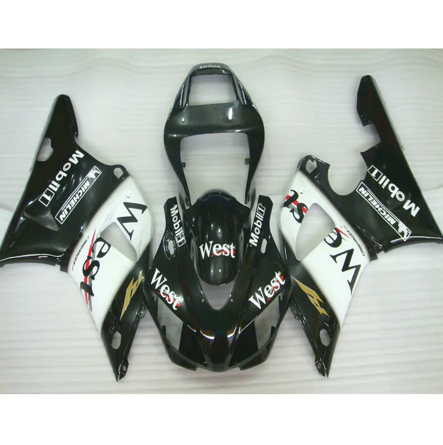 Комплект обтекателей из АБС пластика для мотоциклов YAMAHA YZF R1 1998 1999 98 99 черный