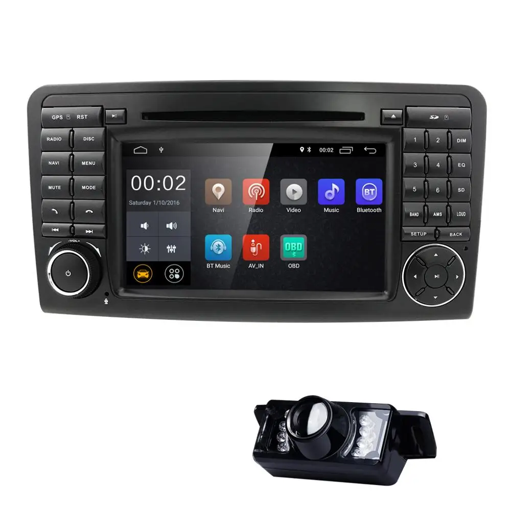 2 din Android 8 1 DVD мультимедиа для Mercedes Benz ML GL CLASS W164 X164 2005 2006 2007 2008 2009 2010 2011