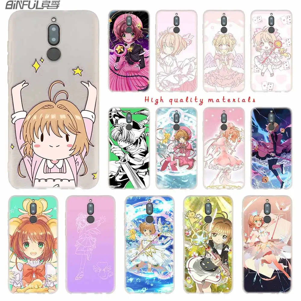 

Sakura Card Captor Cardcap Soft Silicone Cases For Huawei Mate 10 Lite 10 20 Lite Pro 20X S Y5 2017 Y9 2018 2019 NOVA 3 3i 4