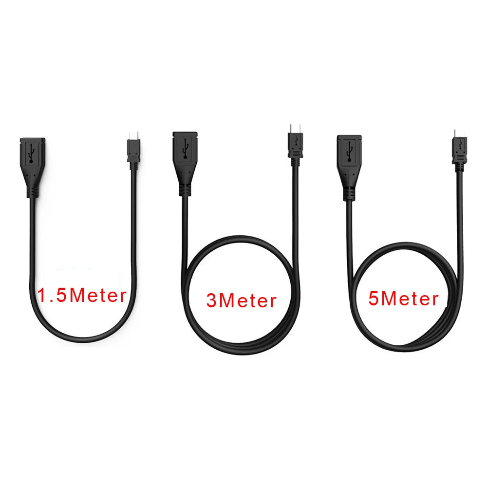 Удлинительный кабель Micro USB 5 в 2 А адаптер питания микро разъем шнур 1 м 3 МР для IP