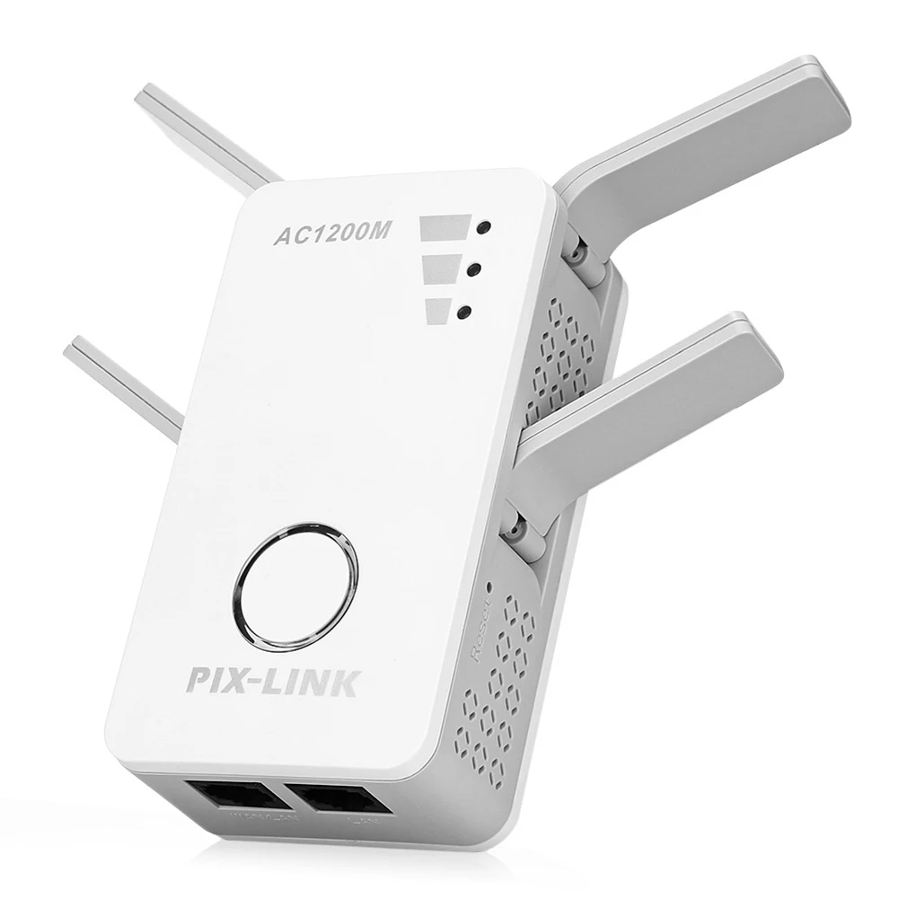 

Repeater Wireless WiFi 1200Mbps Dual Band Range Extender Signal Amplifier for Home Dropshipping