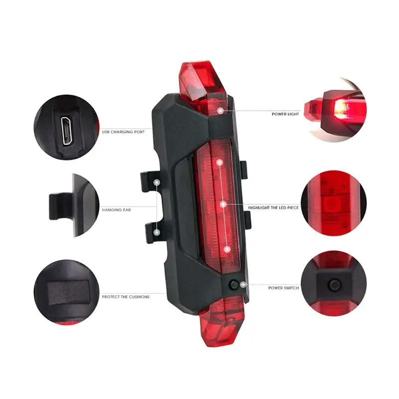 Cheap Outdoor Bike Bicycle light LED Tail Light Cycling Rear Tail Safety Warning Light USB Rechargeable Mountain Bike Cycling Light 0 Cheap Outdoor Bike Bicycle light LED Tail Light Cycling Rear Tail Safety Warning Light USB Rechargeable Mountain Bike Cycling Light 0