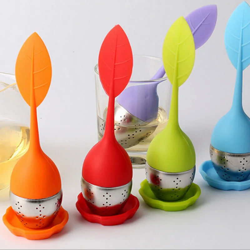 Tea Infuser Stainless Steel Cute Tea Ball Sweet Leaf Tea Strainer for