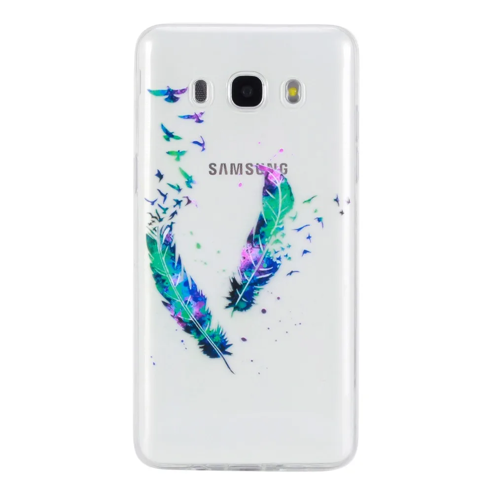 Case For Samsung Galaxy J3(2016) J5(2016) J5 case Unicorn Transparent Soft TPU Back Cover |