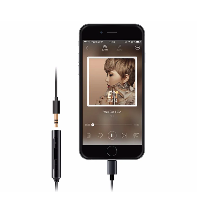 Усилитель Fiio i1 (Fi 1123) DAC с микрофоном для iPhone X / 8 штекер Lightning на 3 5 мм стерео