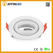 Партия из 2 предметов белая алюминиевая Светодиодная лампа держатели/рамка GU10 MR16 прожектор крепление для светодиодов