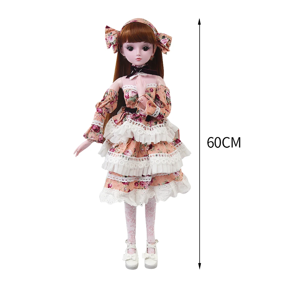 UCanaan/23 6 ''BJD кукла с одеждой наряд обувь парик Макияж 19 Шаровые опоры для