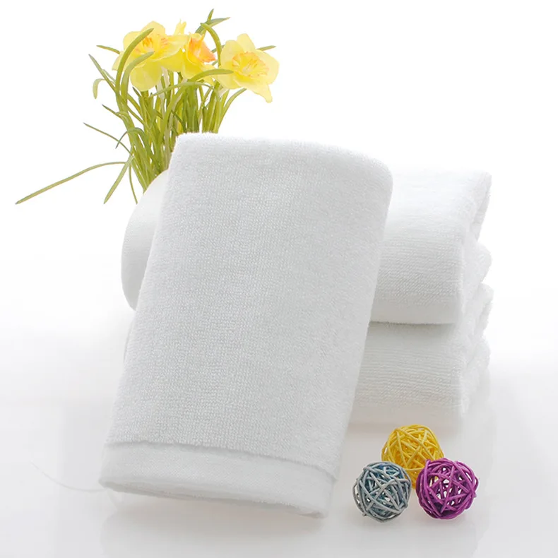 Хлопок вышитое белое полотенце для рук для гостиницы вышивка Ванна персонализированные индивидуальные спортивные пляжные полотенца подарок с логотипом Прямая поставка доступны