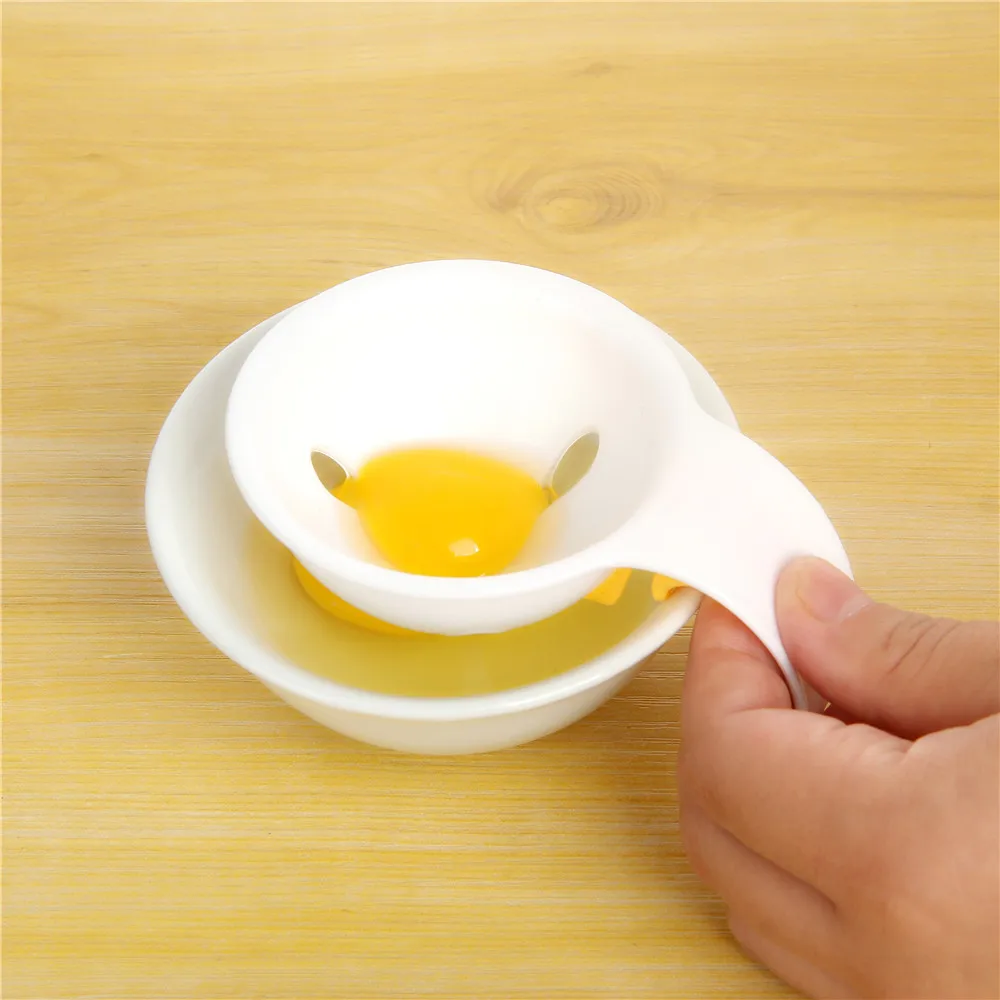 1Pcs Mini Egg Yolk White Separator With Silicone Holder Egg Yolk