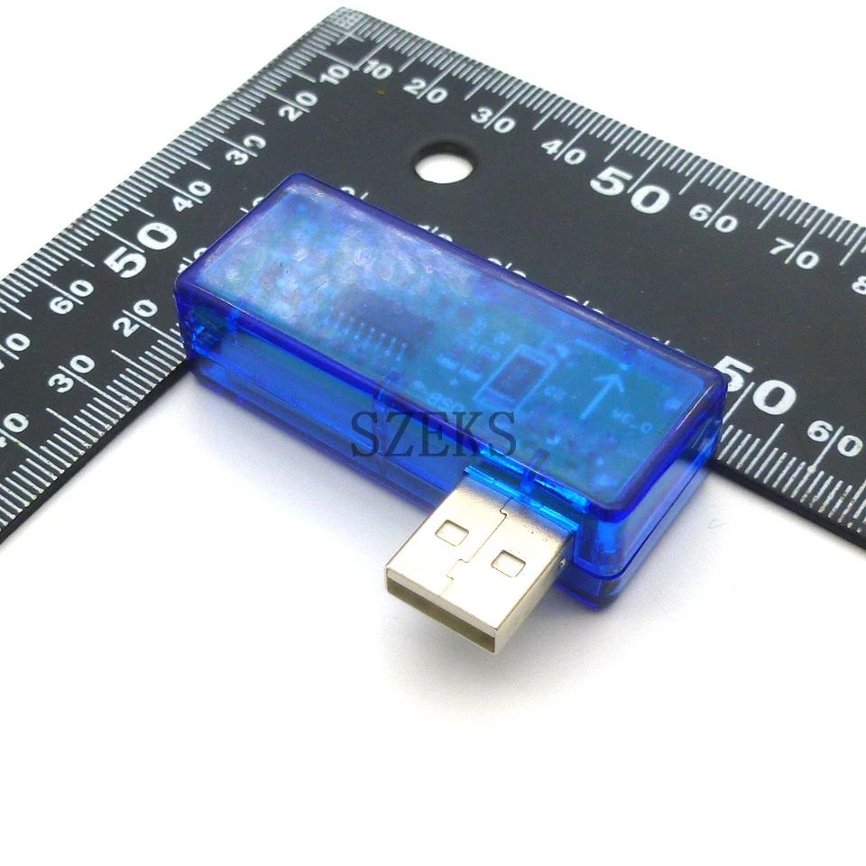 Синий цифровой USB мобильный мощность зарядки Ток Напряжение тестер метр мини