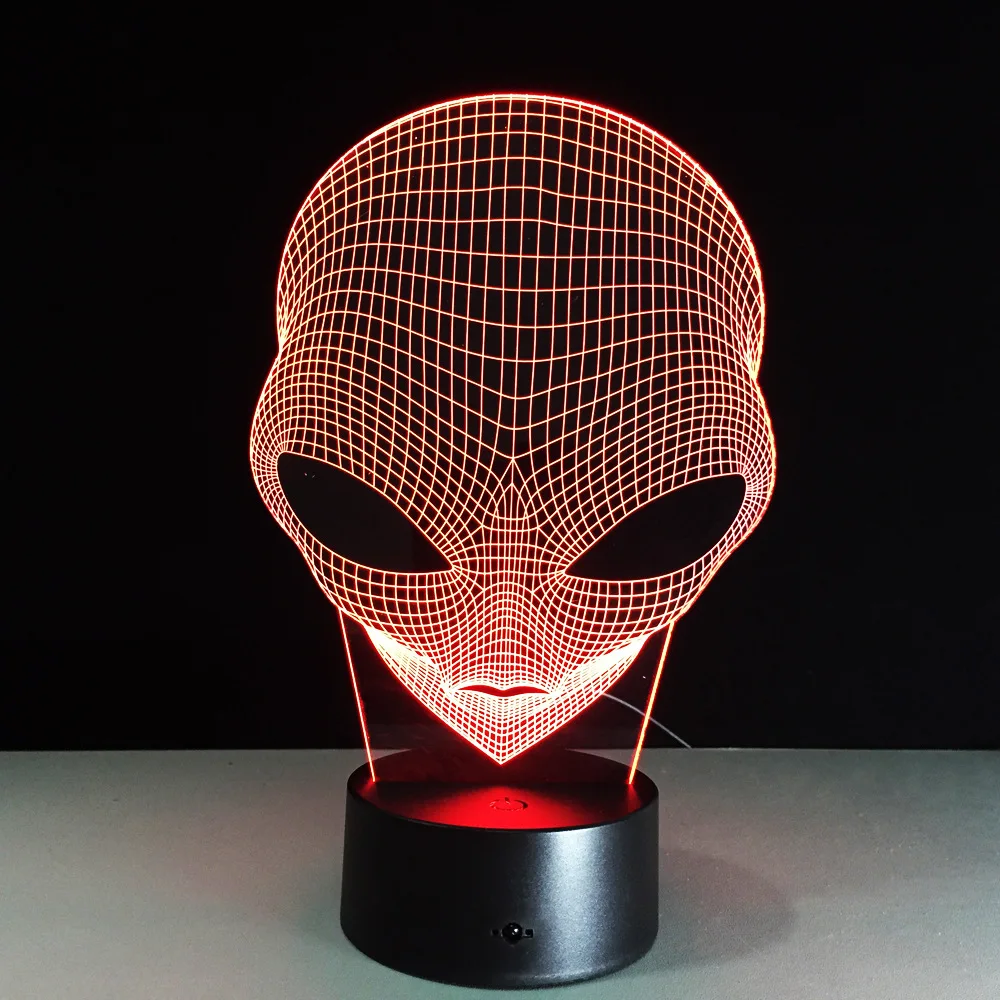 Alien lamp. Видео про лампу голову. 3d светильник «инопланетянин». Ночник инопланетянин. 3d светильник «инопланетянин».