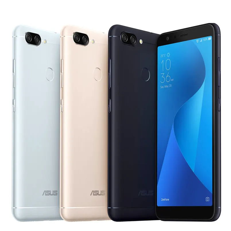 Мобильный телефон Asus Zenfone Max Plus(M1) 5,7 дюймов, 18:9 FHD+ 4 ГБ, 64 Гб ПЗУ, восьмиядерный смартфон MT6750T, 4130 мАч, OTG, Android