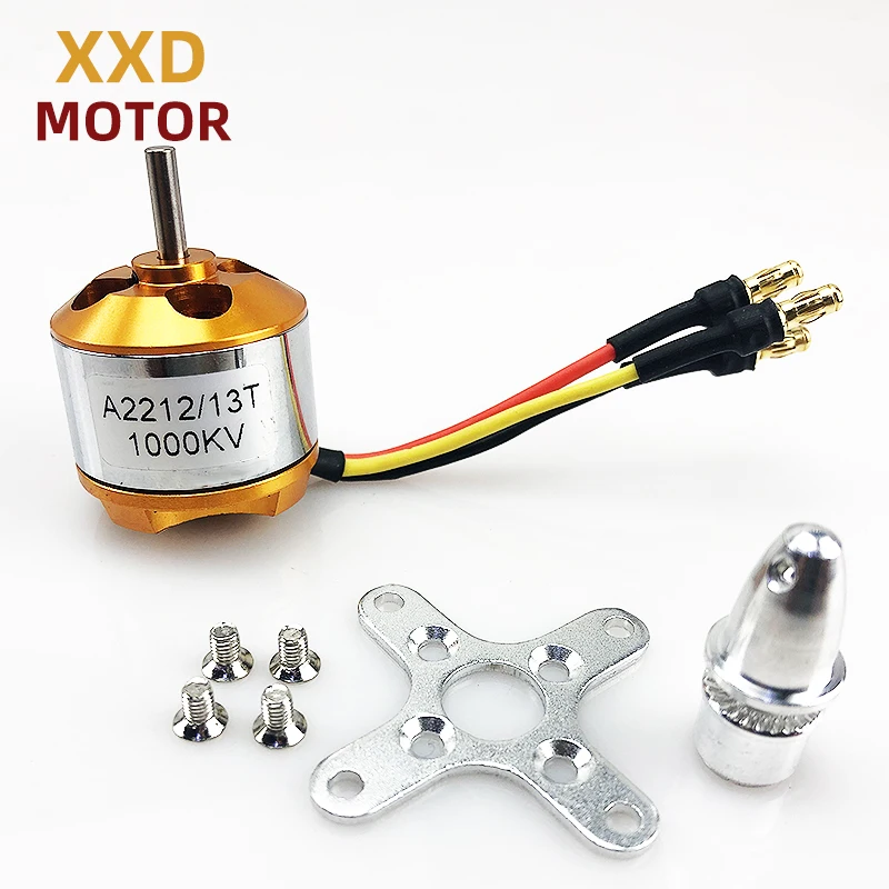 Новый бесщеточный двигатель XXD A2212 930KV/1000KV/1400KV/2200KV/2700KV для квадрокоптера и