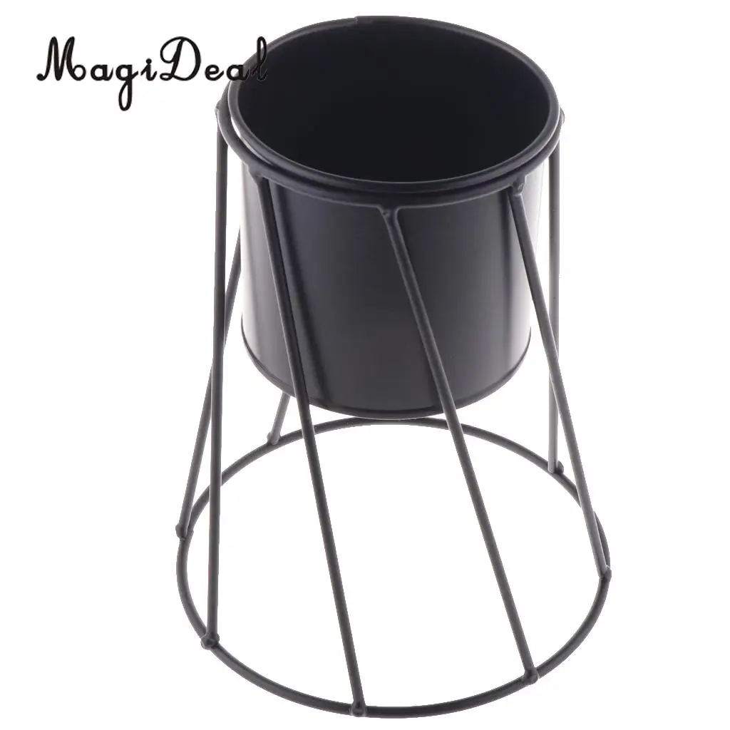 Nordic Iron Art Flower Vases Minimalism Design Flowerpot Tabletop Flower Pot Home Vases Home Office Decor