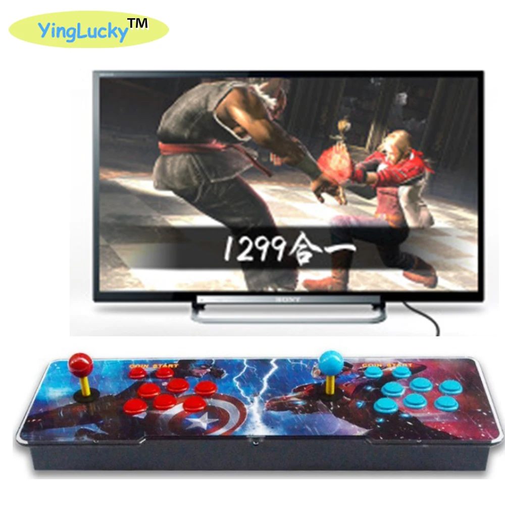 Коробка 5S& Box 1299/1388 в 1 аркадная игровая консоль герои игры для ТВ ПК PS3 HDMI VGA USB выход с функцией паузы