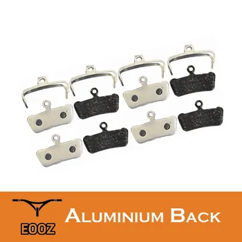 

4 Pairs Lightweight Bicycle Semi-metallic Disc Brake Pads Aluminum Alloy Back For SRAM Guide RSC/RS/R Avid XO E7 E9 Trail