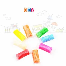 8 цветов/40g ручной работы поделки мягкая полимерная пены пластилин набор снег грязевая маска Пластилин учебный пластилиновые игрушки для детей