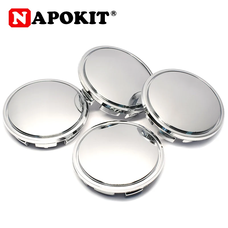 #*Cheap 4pcs lot 65mm 6.5cm Chrome Plastic Car Wheel Center Caps Car Hub Cap Cover for Skoda for Volkswagen Dust proof Hubcap 3B7601171