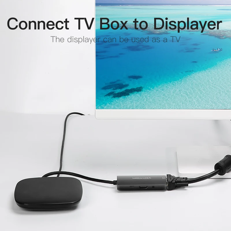 Vention HDMI to VGA Adapter for PS4 Pro TV Box Raspberry pi 3 Laptop HDMI Splitter Digital Analog Video Audio HDMI to HDMI Cable Vention HDMI to VGA Adapter for PS4 Pro TV Box Raspberry pi 3 Laptop HDMI Splitter Digital Analog Video Audio HDMI to HDMI Cable