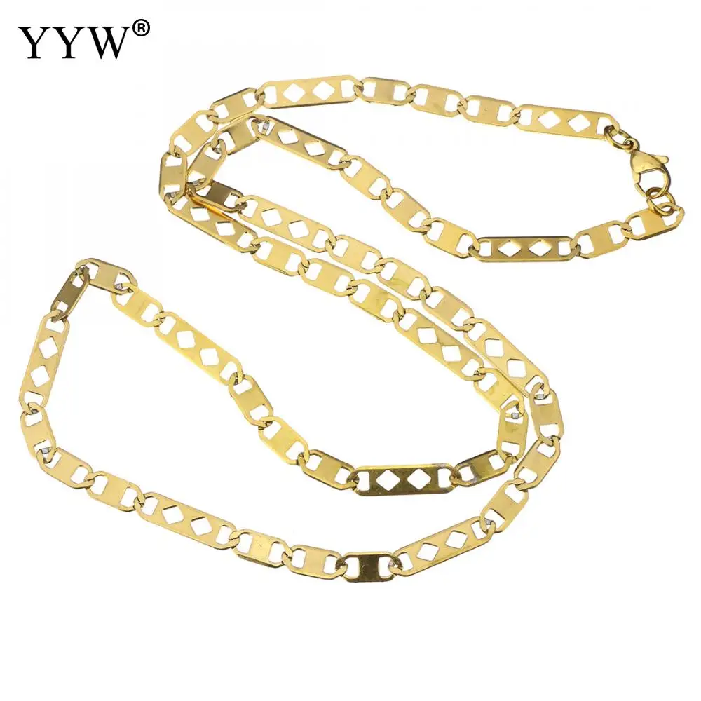 Цепочка и браслет из нержавеющей стали 316L для мужчин женщин|bracelets for women sets|jewelry set