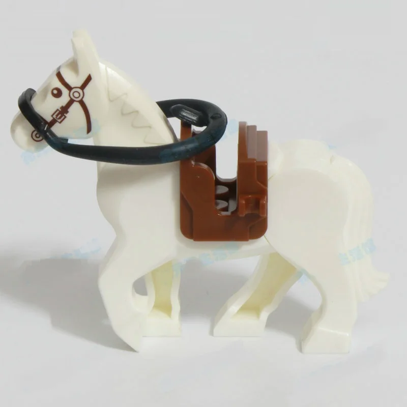 War Horse farm animal original DIY Building Blocks educational toys swat military weapon accessories Compatible Mini figures