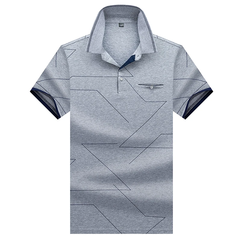 Высокое качество Tops & Tees Для мужчин поло из чистого полиэстера футболки Бизнес