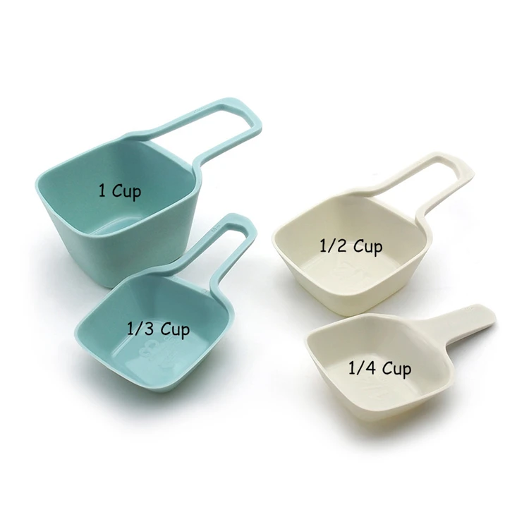 LMETJMA 4 шт./компл. набор измерительных чашек 60 80 125 250 мл выпечка набор измерительных чашек без добавления бисфенола А жидкость сухой столовая ложка KC0204