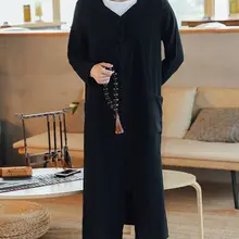 Летние и весенние хлопковые и льняные костюмы tang одежда с защитой от солнца ветровка платье костюм дзен светское пальто taoist kung fu robe