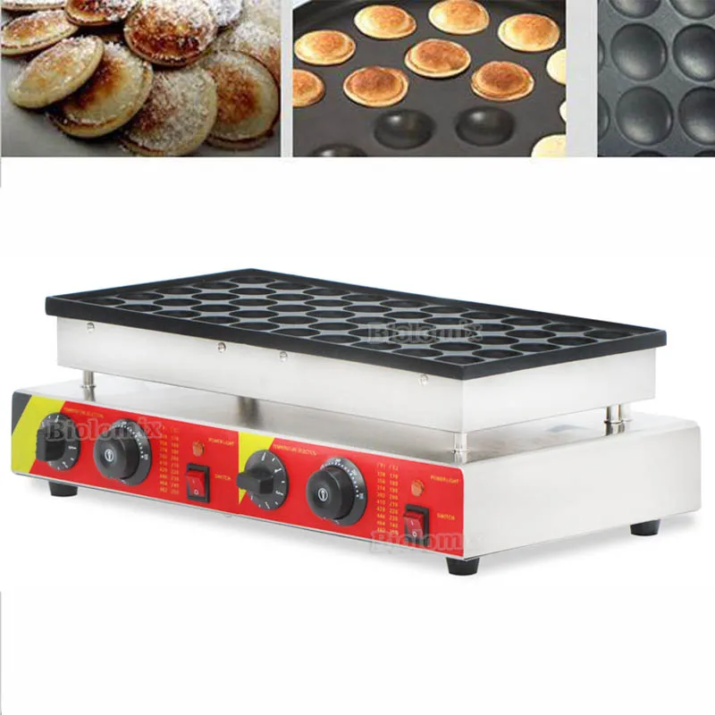 220В/110В 50 отверстий коммерческое печенье голландский poffertjes грили мини блинница