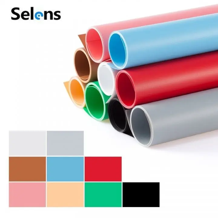 47X80inch 120*200 CM 9-in-1 Photography Backdrop Matte 9 Color PVC background Kit | Электроника