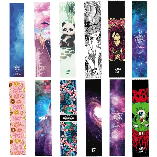US $10.40 Free Shipping 1pcs 24*122cm Thick Skateboard Longboard Griptape Deck Sandpaper Grip Tape Sticker Lo