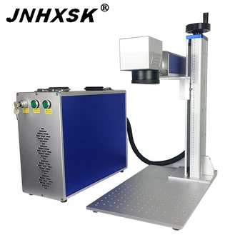 

Raycus 20W 30W fiber laser marking machine used for metal aluminum gold silver brass phone steel engraving and cutting