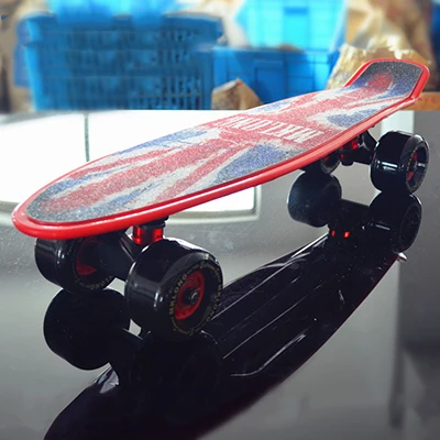 72 мм большие колеса Peny Board 2" скейтборд полный рюкзак Мини Скейт длинная доска griptape Ретро Cruiser patins adulto longboard - Цвет: Style 8