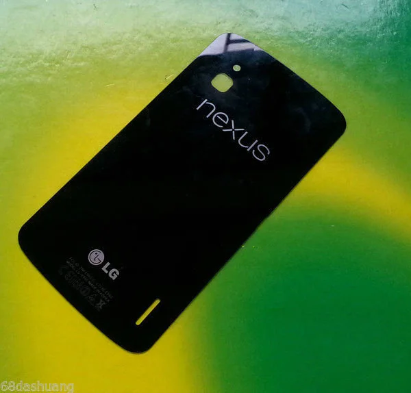 Крышка батарейного отсека для LG Google Nexus 4 E960 задняя крышка батарейного отсека+ запасные части NFC