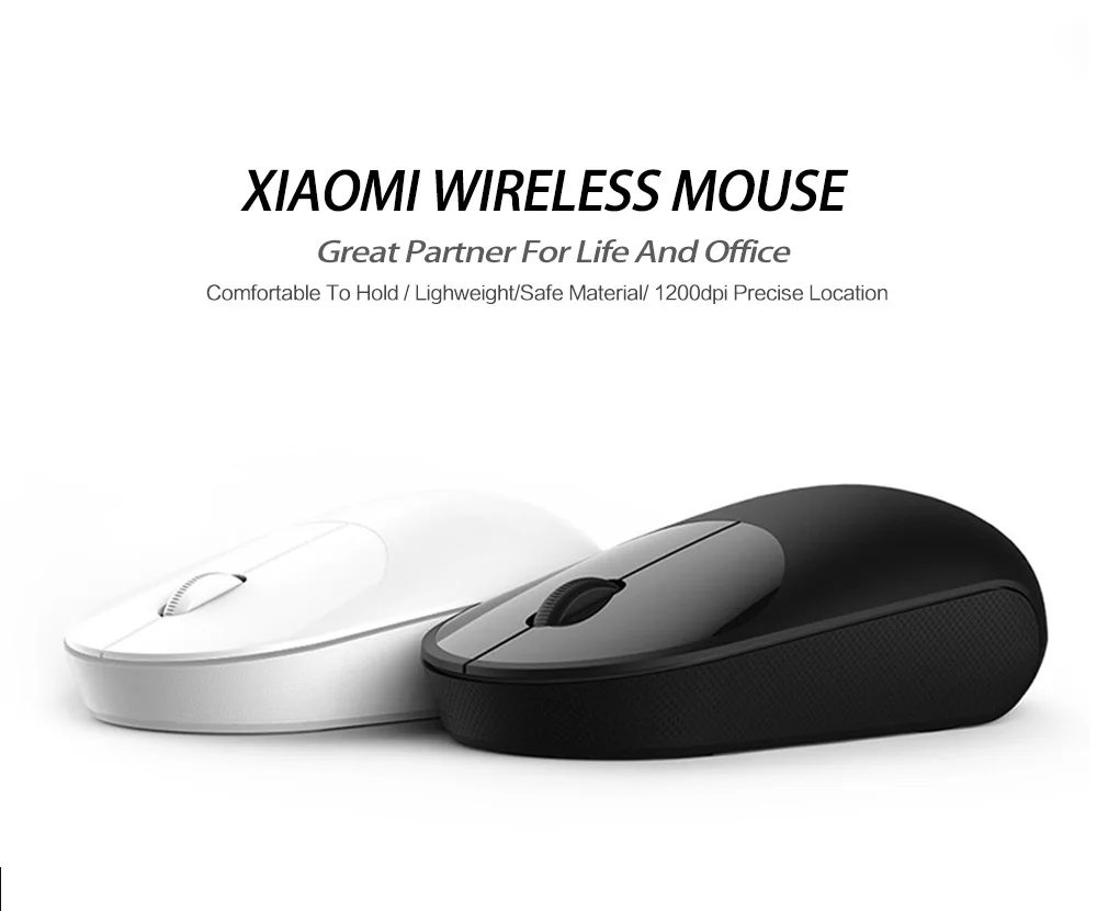 Xiaomi беспроводная мышь Молодежная версия 1200 точек/дюйм 2,4 ГГц оптическая мышь Мини Портативная мышь для Macbook ноутбук мышь для ноутбука