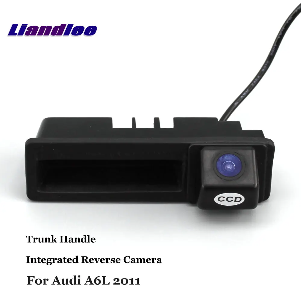 

Liandlee For Audi A6L 2011 2012 2013 2014 Car Rearview Reverse Camera Backup Parking Rear View Camera / Integrated Trunk Handle