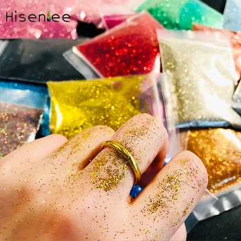 

50G/Bag New High Quality Blend Color Super Shiny Colorful Sweet Style Glitter Powder Used DIY Dream Nail Art Charm Decoration