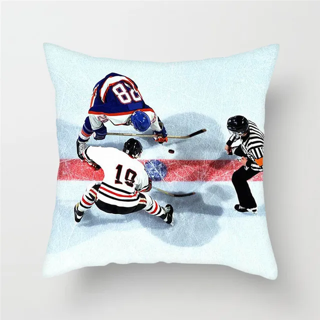 Fuwatacchi NHL Sports Painting Cushion Cover Ice Hockey Throw Pillows