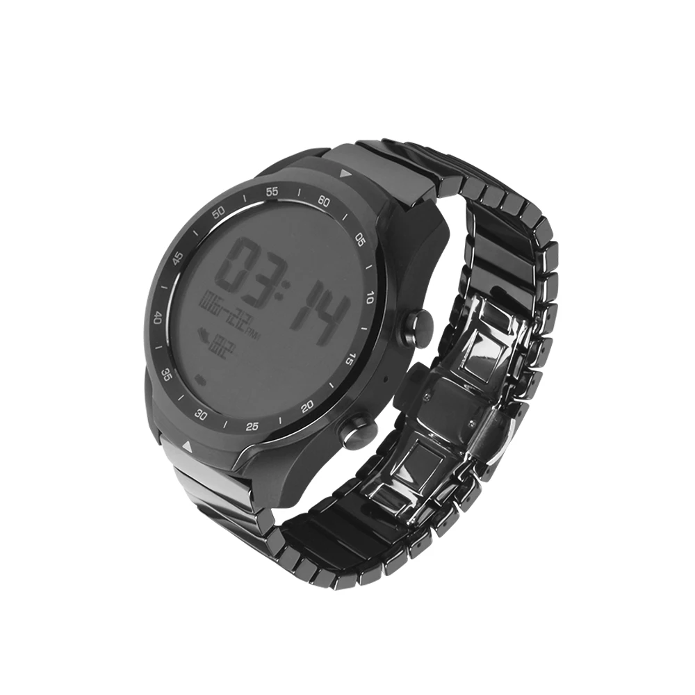 SIKAI 22 мм Универсальный керамический ремешок для часов Ticwatch Pro керамический ремешок часов для huawei Watch 2 Pro браслет для samsung gear S3