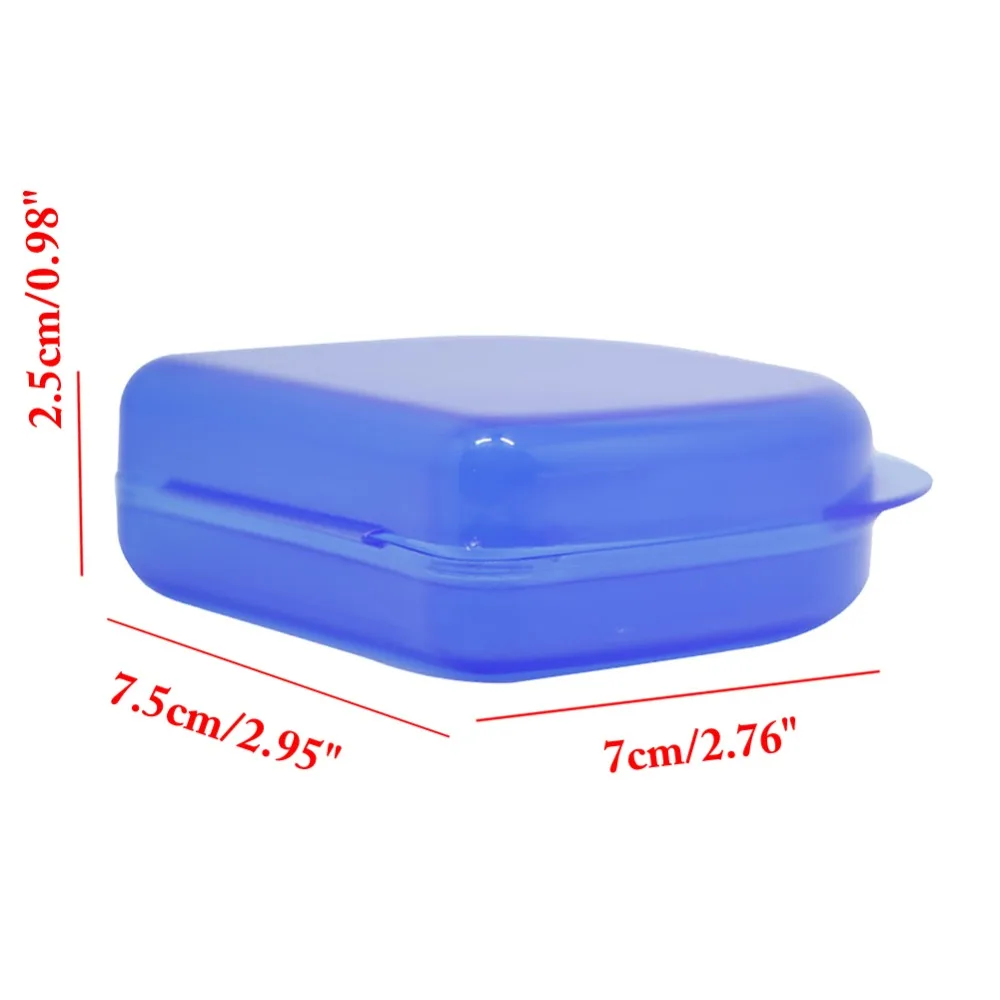 1X Mixed Color Dental Orthodontic Retainer Mouthguard Dentures Storage Case Box