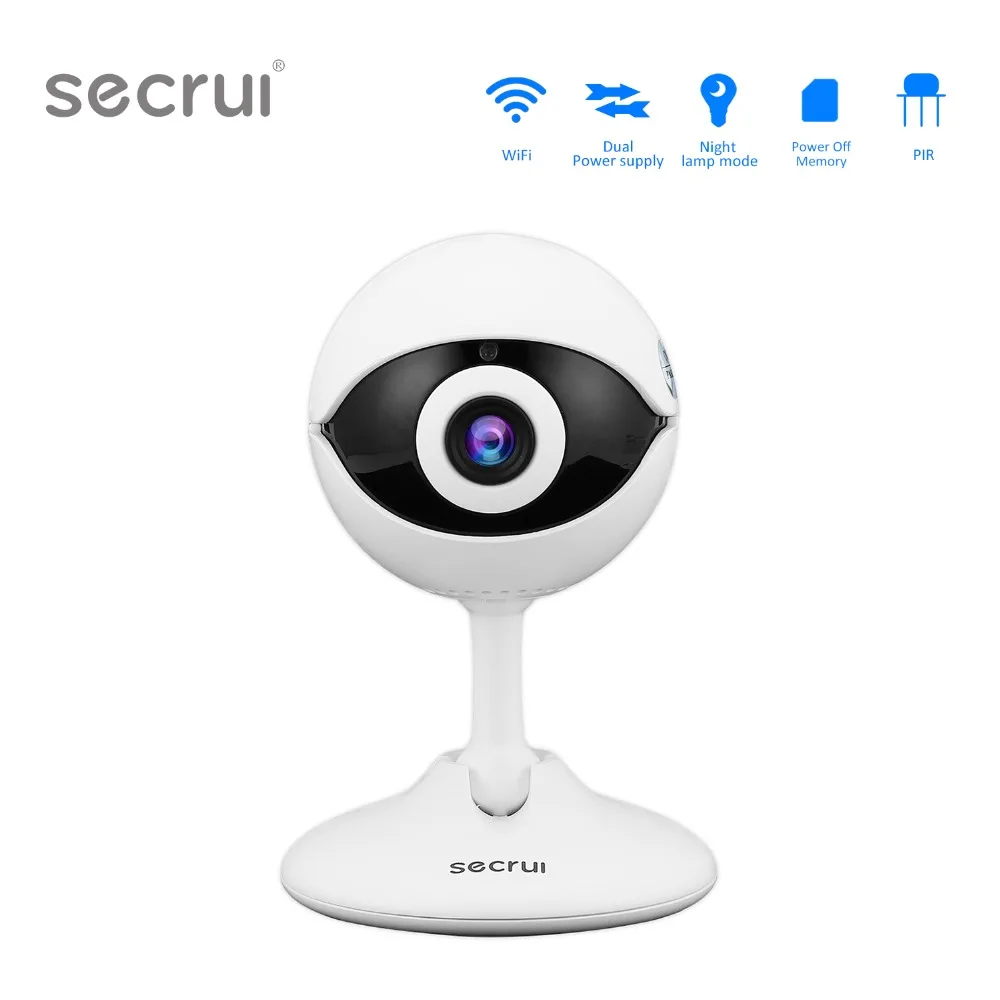 

secrui N61 HD IP Camera Local Monitor WiFi Security Alarm Support APP Wireless Linkage Control for Android & for iOS
