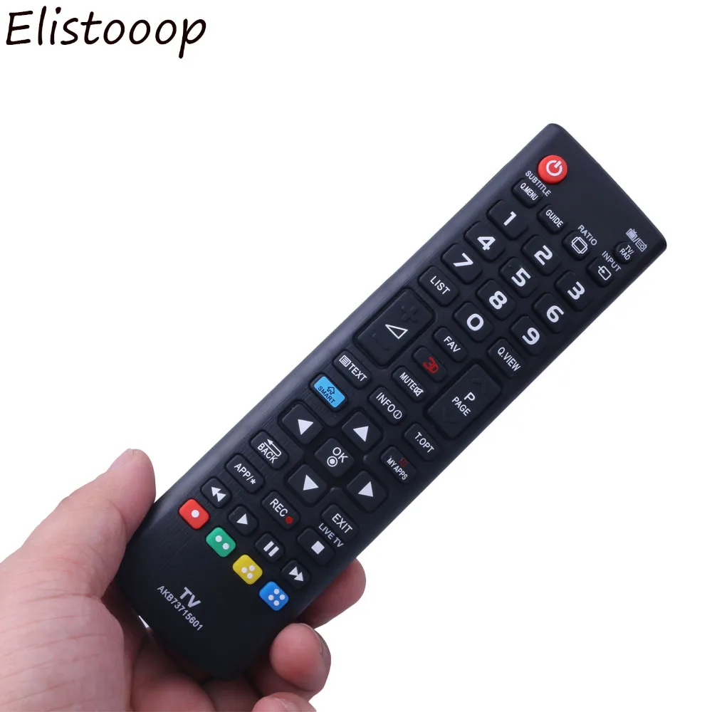 Elistooop Универсальный сменный пульт дистанционного управления AKB73715601 для LG TV S с 3D