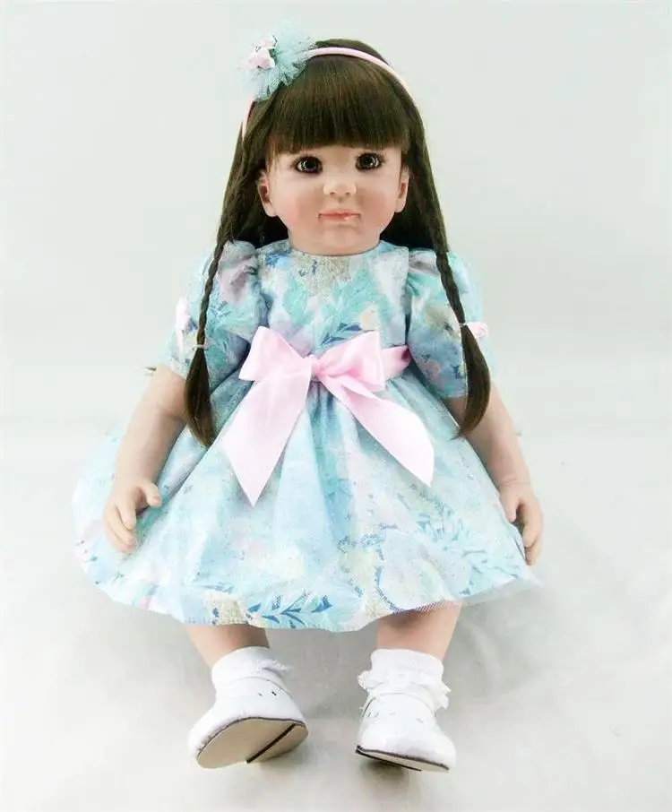 

Pursue 24"/60 cm New Handmade Soft Doll Lifelike Reborn Fake Baby Toddler Princess Dolls Toys for Girls Christmas Birthday Gift