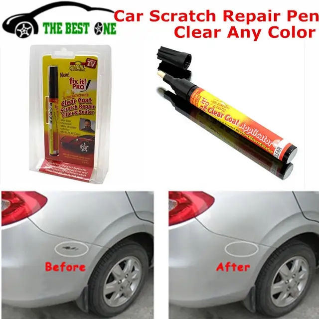 Us 25 Economic Simoniz Fix It Pro Mending Car Remover Scratch Repair Paint Pen Clear Coat Applicator With Retail Box Free Shipping In Painting Pens