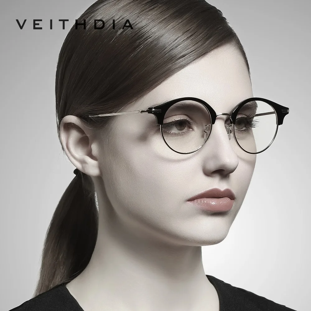 VEITHDIA унисекс оптические очки мужские оправа прозрачные линзы для женщин oculos