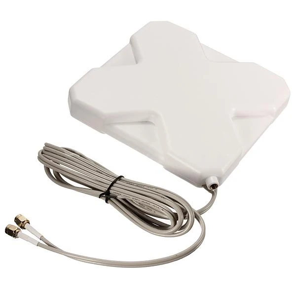 

GPRS GSM 4G LTE 35dBi 791-2690MHz Antenna Booster Signal SMA Male Plug 2M Cable