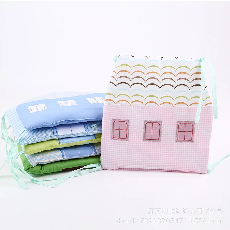 Детская кровать бампер легко практичные детские мягкие бортики для кровати высокого качества Гибкая комбинация бампер - Цвет: As picture