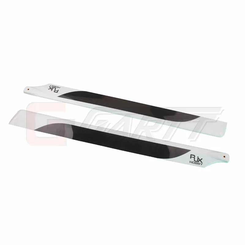 GARTT RJX High Quality Carbon Fiber Main Blades (690mm) for 700 RC helicopter